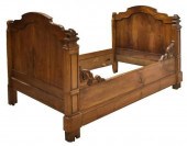 FRENCH CARVED WALNUT ALCOVE DA