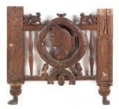 FRENCH CARVED WALNUT BREAD CAB