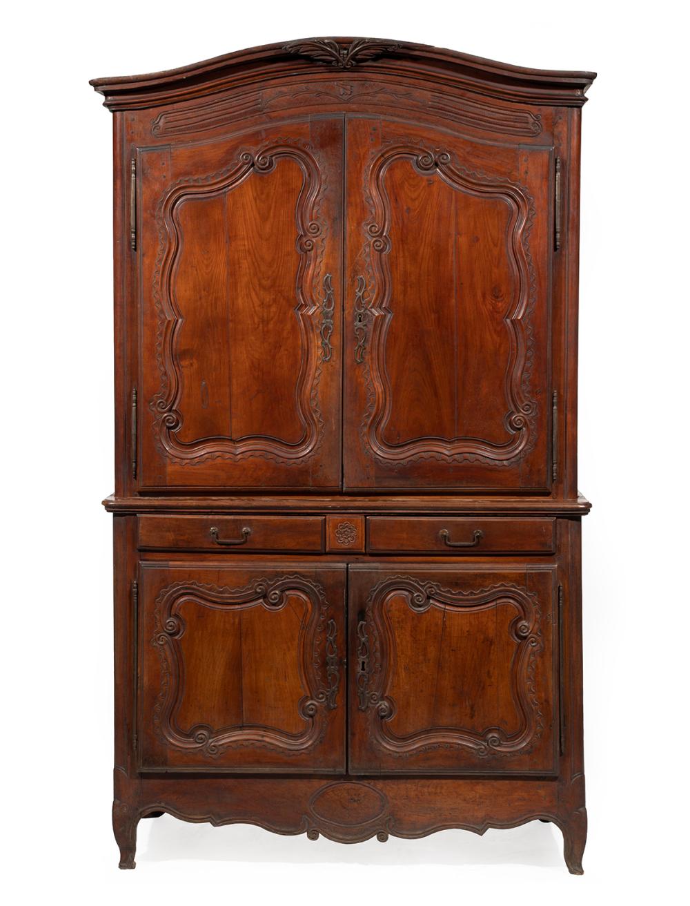 FRENCH CARVED WALNUT BUFFET A