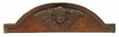 FRENCH CARVED WALNUT OVERDOOR