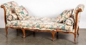 FRENCH CARVED WINDOW BENCH, 19