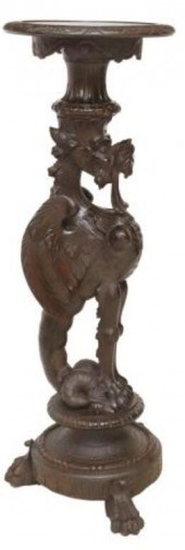 FRENCH CARVED WINGED GRIFFIN P