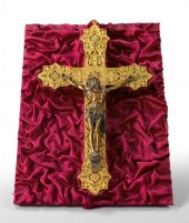 French Cased Gilded and Patina