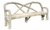 FRENCH CAST CONCRETE FAUX BOIS