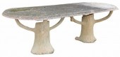 FRENCH CAST CONCRETE FAUX BOIS