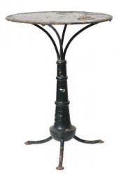 FRENCH CAST IRON BISTRO PEDEST