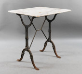 FRENCH CAST IRON BISTRO TABLE