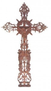 FRENCH CAST IRON CORPUS CHRIST