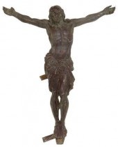 FRENCH CAST IRON CORPUS CHRIST