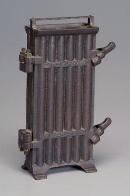 French cast iron double candle