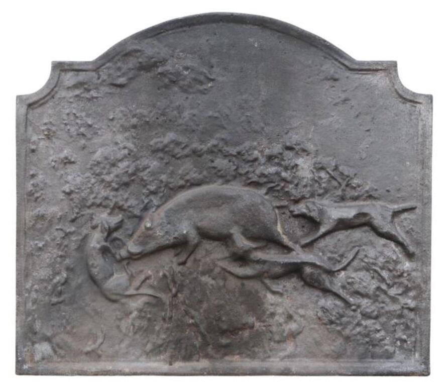 FRENCH CAST IRON FIGURAL HUNT