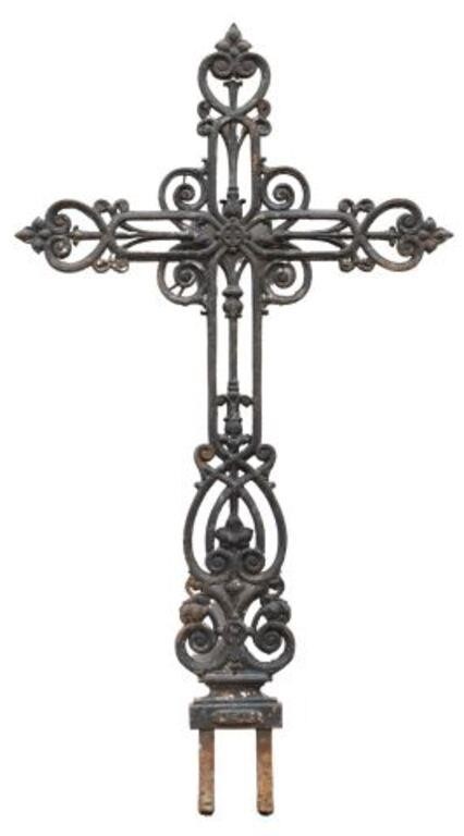 FRENCH CAST IRON FLEUR DE LIS