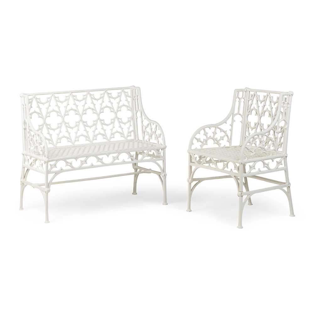 FRENCH CAST-IRON GOTHIC GARDEN