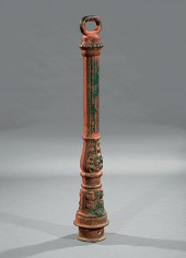 FRENCH CAST IRON HITCHING POST