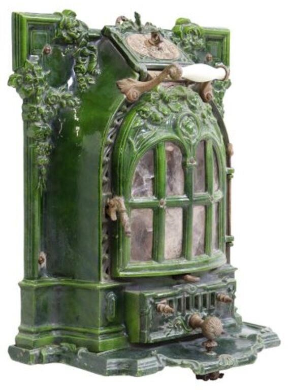 FRENCH CAST IRON & PORCELAIN