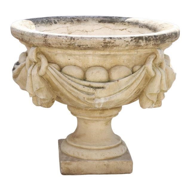 FRENCH CAST STONE CAMPANA GARDEN