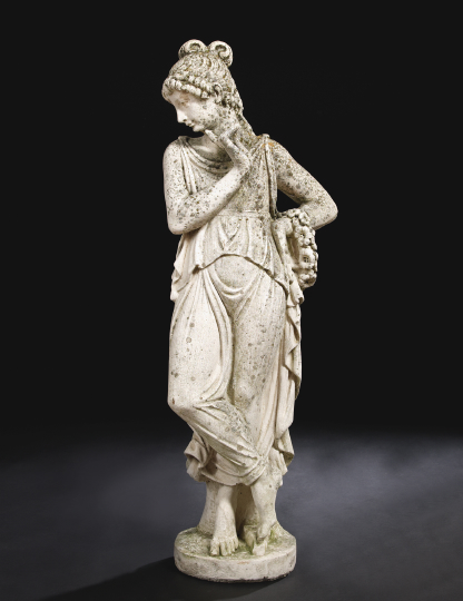 French Cast-Stone Garden Figure