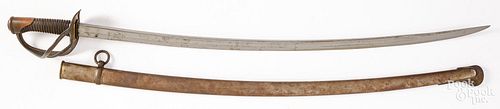 FRENCH CAVALRY SABER AND