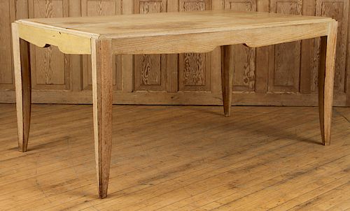 FRENCH CERUSED OAK DINING TABLE