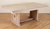 FRENCH CERUSED OAK DINING TABL