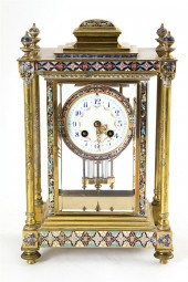 French Champleve crystal regul