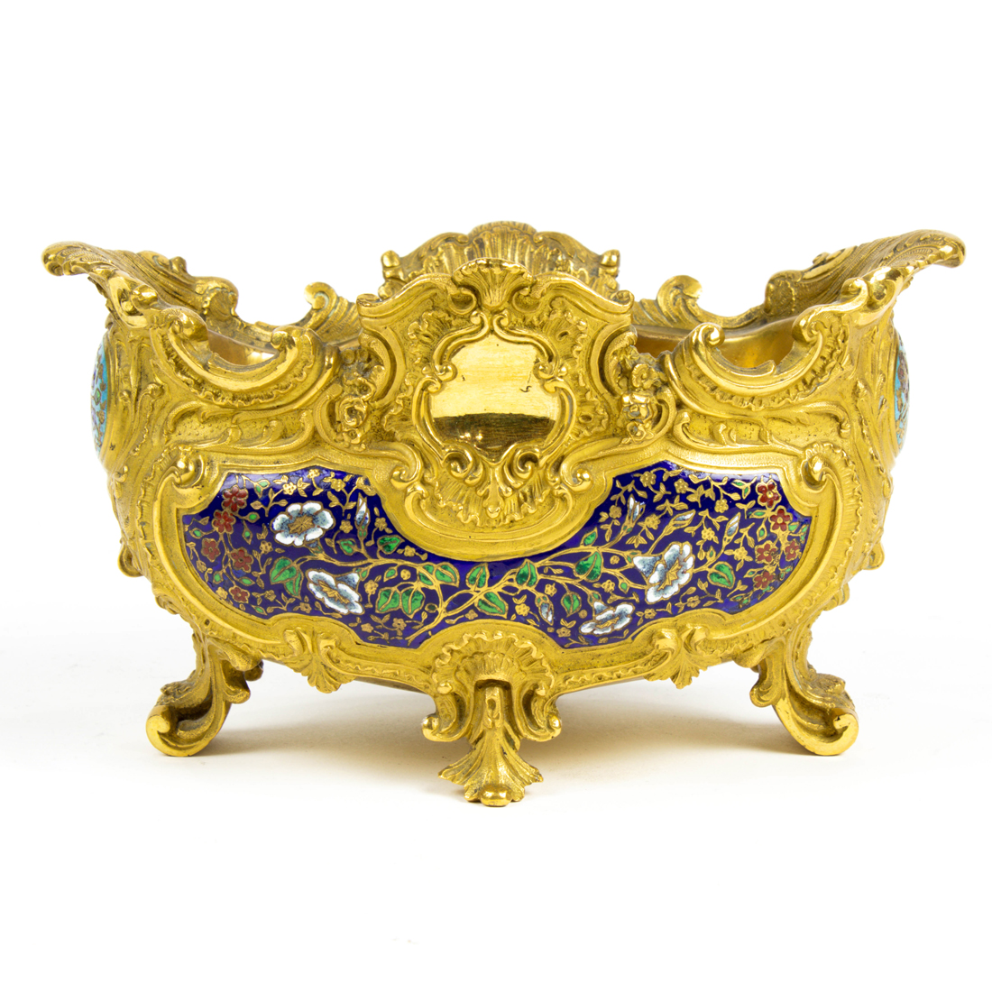 FRENCH CHAMPLEVE ENAMEL AND