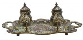 FRENCH CHAMPLEVE ENAMEL ENCRIE
