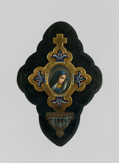 French Champleve Enamel-Mounted