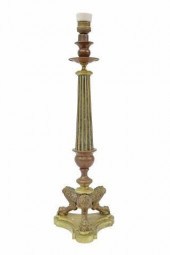FRENCH CHARLES X BRONZE CANDLE