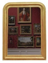FRENCH CHARLES X GILTWOOD MIRR