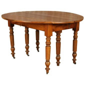 FRENCH CHERRY DROP LEAF TABLE<