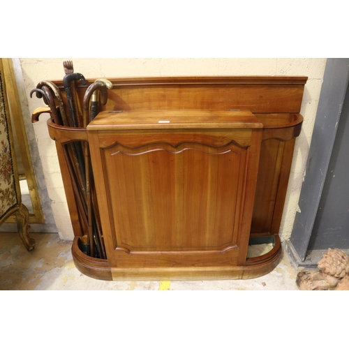 French cherrywood umbrella stand