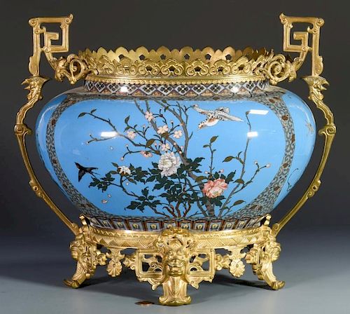 FRENCH CHINOISERIE ENAMEL