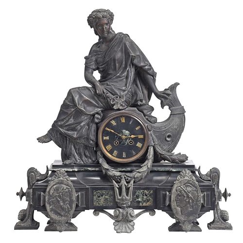 FRENCH CLASSICAL SPELTER AND