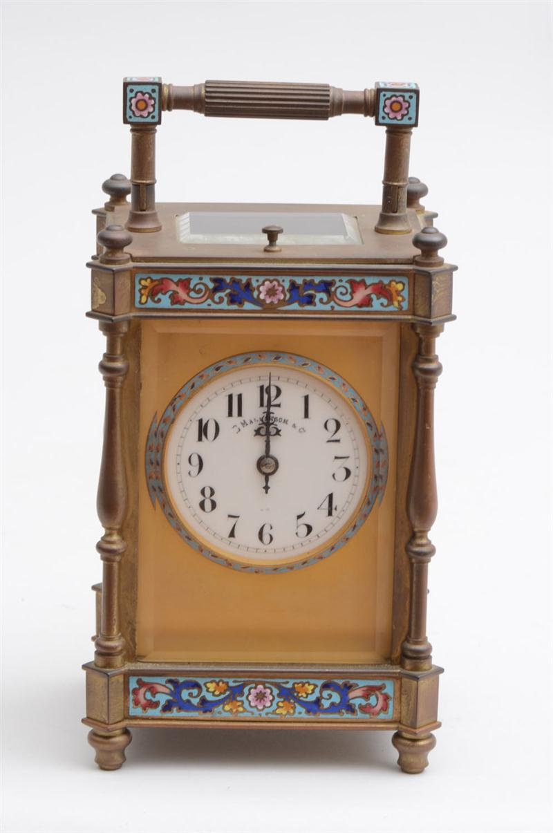 FRENCH CLOISONNÃƒâ€° AND GILT-METAL