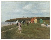 FRENCH COASTAL SCENE WITH CHAN