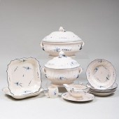 FRENCH COBALT DECORATED CREAMW