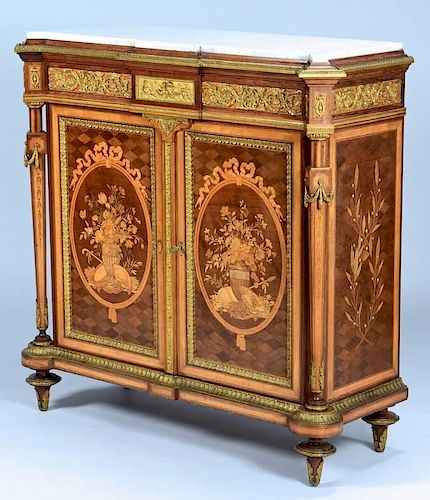 FRENCH COMMODE, PAILLARD BRONZE