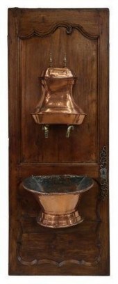 FRENCH COPPER & BRASS LAVABO F