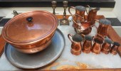 FRENCH COPPER MIXING BOWL, CRE