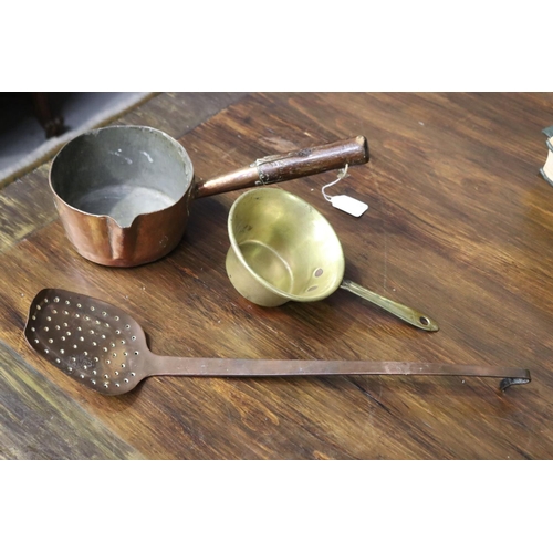 French copper strainer, copper