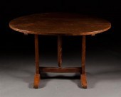 French Country pine tilt-top w