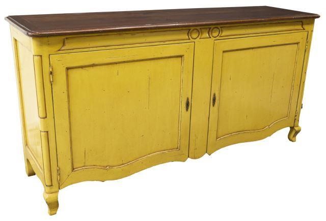 FRENCH COUNTRY STYLE YELLOW PAINTED