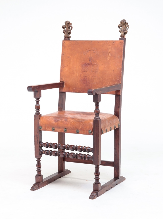FRENCH COURT CHAIR. Seventeenth