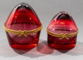 FRENCH CRISTALLERIE GLASS LIDD