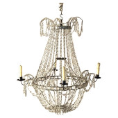 FRENCH CRYSTAL CHANDELIER DE F