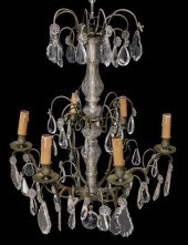 FRENCH CRYSTAL & METAL SIX-LIG