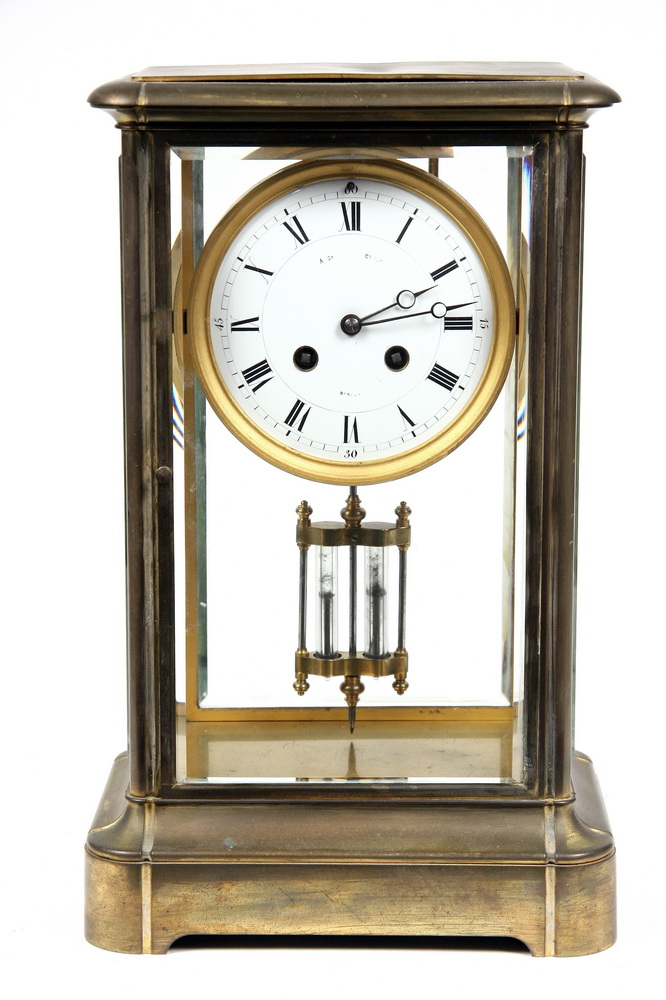 FRENCH CRYSTAL REGULATOR CLOCK -