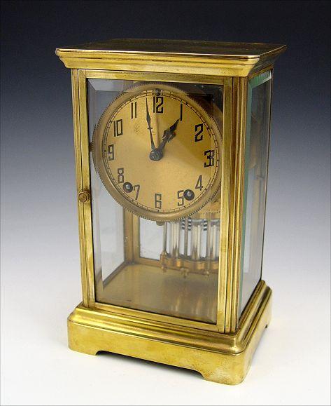 FRENCH CRYSTAL REGULATOR CLOCK: