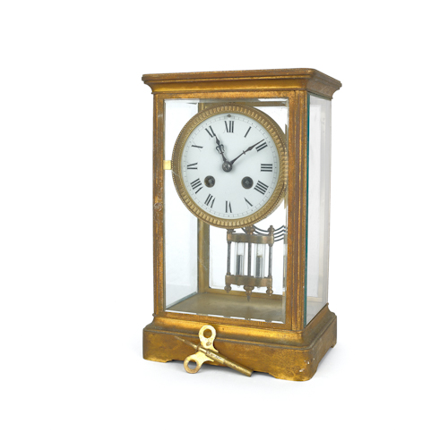 French crystal regulator clock late